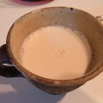 ふぅ～♪甘いカフェオレに癒されました。やっぱり自分で本物の牛乳で作ると美味しいですね（＾０＾）
